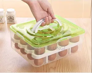 Plastic Egg Box Refrigerator 32 Grid Egg Container