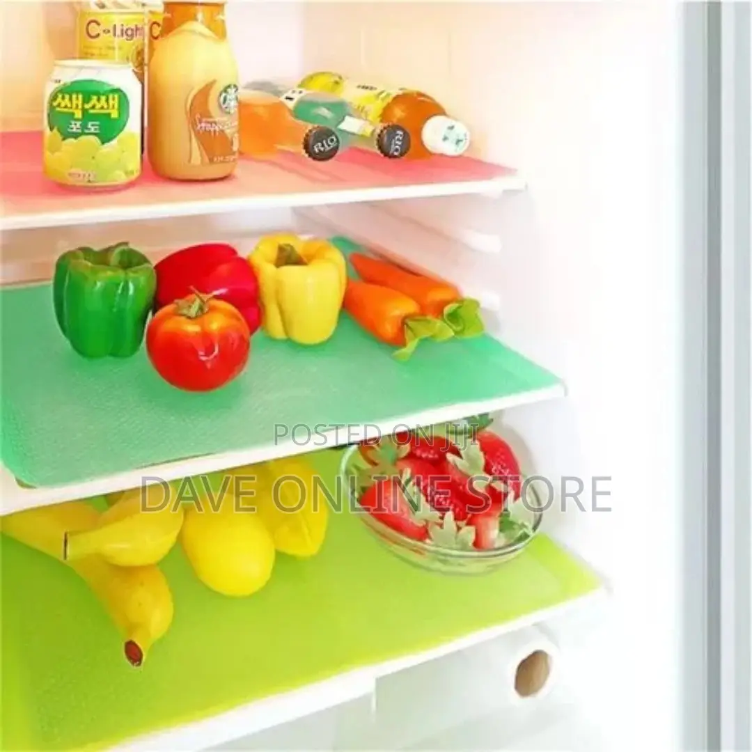4 Piece Refrigerator Water Proof Liner Mats –