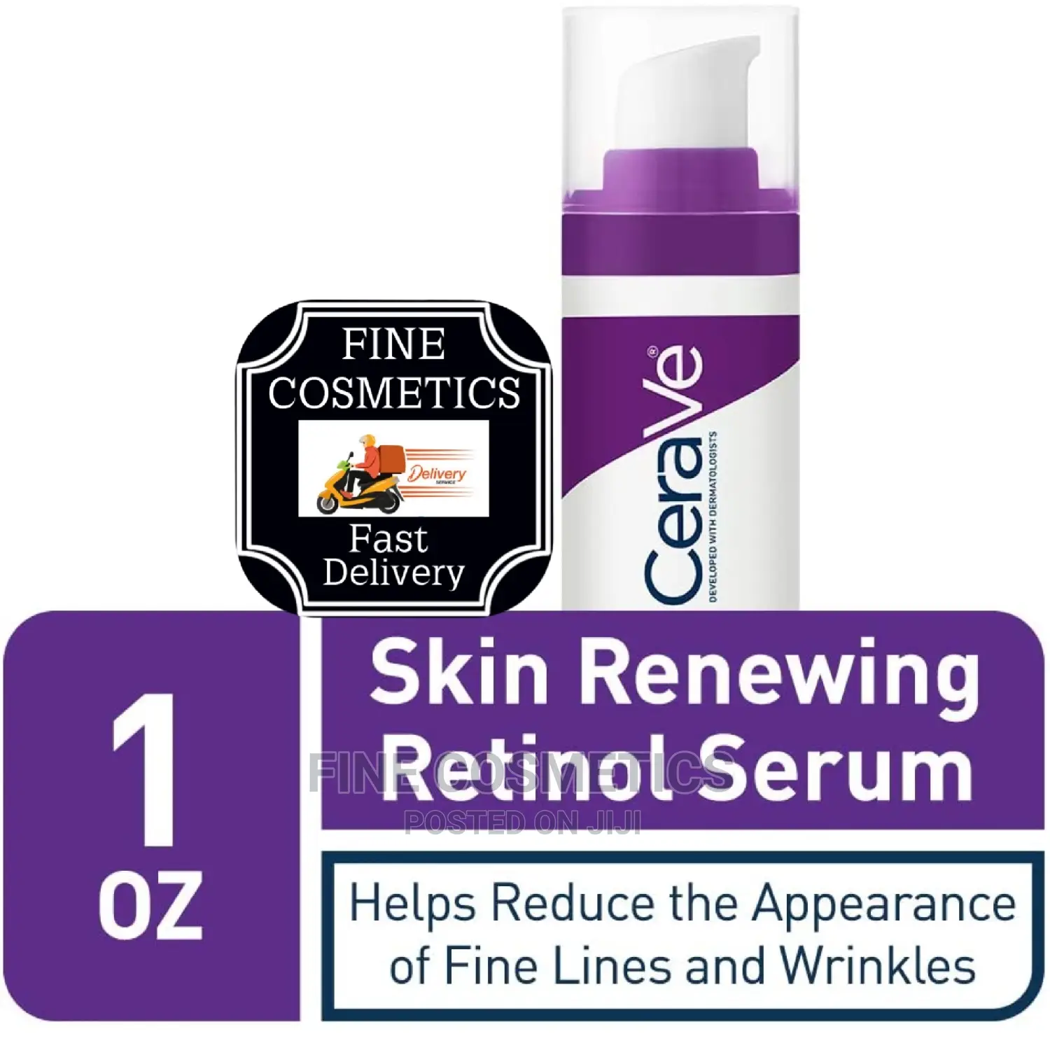 Cerave Retinol Skin Renewing Antiaging Serum With Hyaluronic