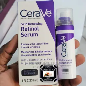 Cerave Retinol Skin Renewing Antiaging Serum With Hyaluronic