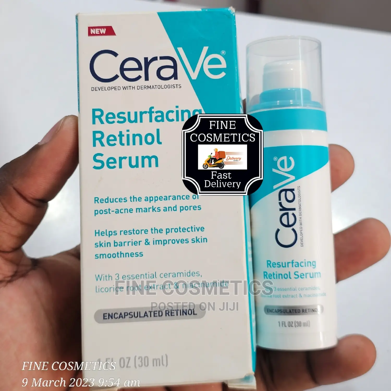 Cerave Retinol Resurfacing Serum for Pimples/Acne Prone Skin