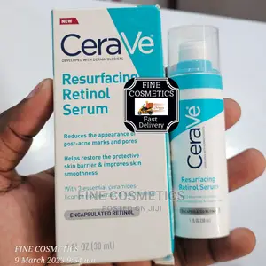 Cerave Retinol Resurfacing Serum for Pimples/Acne Prone Skin