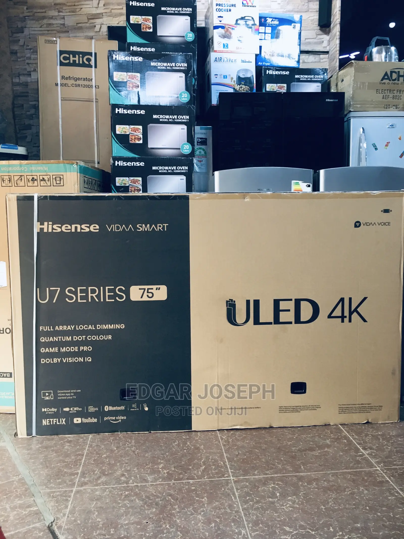 U7 Series Hisense 75 Smart Tv