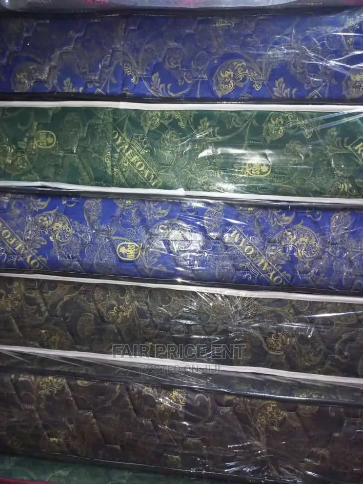 Mattress High Density Royal Foam.6*6 in 8 Inches.( Blue)