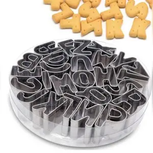 26pcs Alphabet Cookie Press/Cutter/Molds