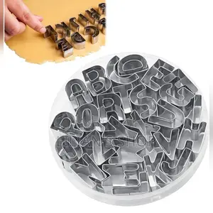 26pcs Alphabet Cookie Press/Cutter/Molds