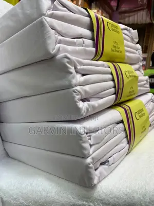 Bedsheets Plain White Fitted