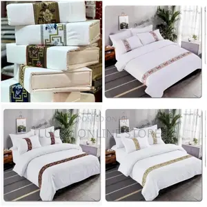 Luxury Embroidery Duvet Cover Set Fits Upto 7/7