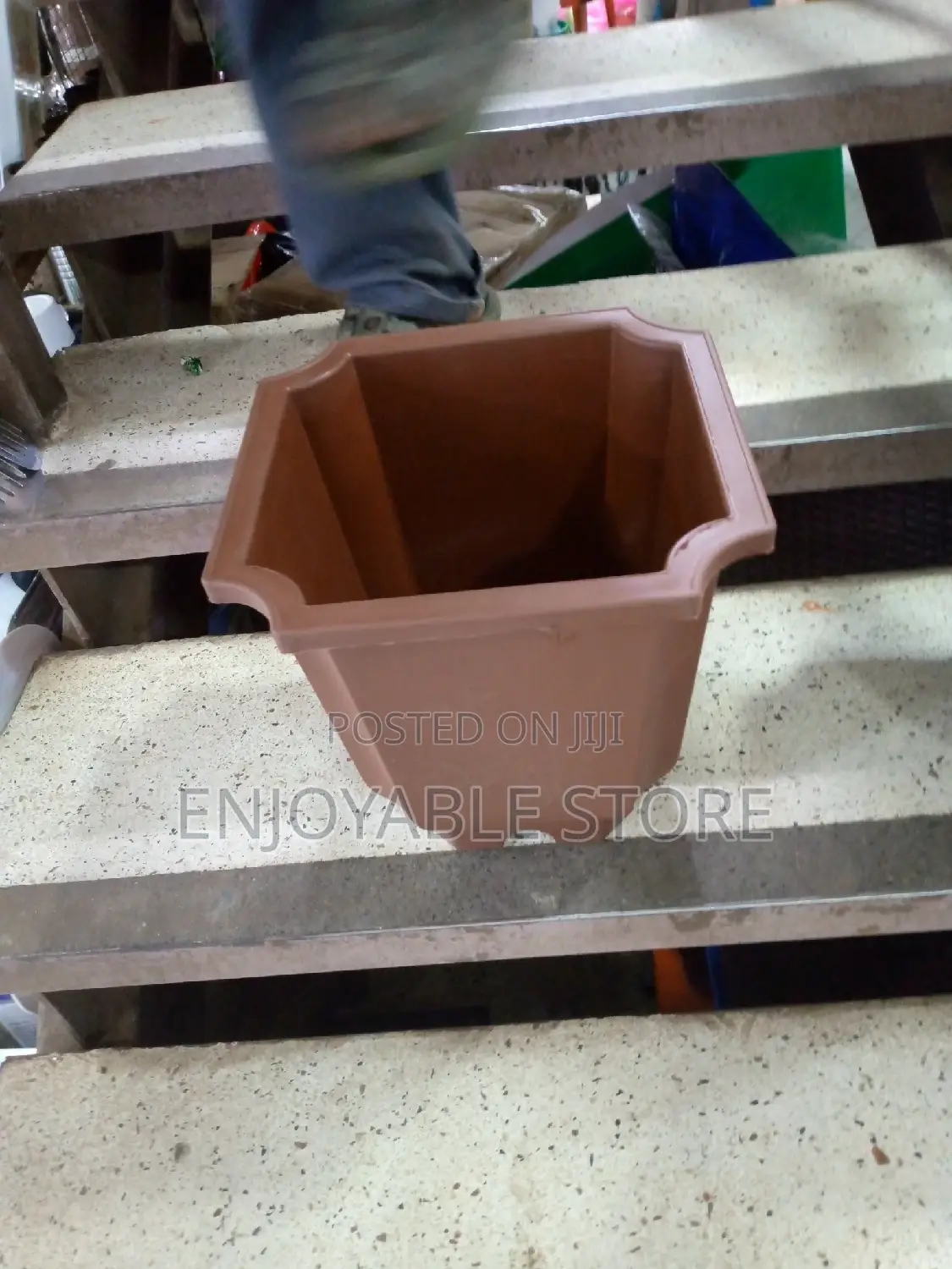 Plastic Flower Pots Squared