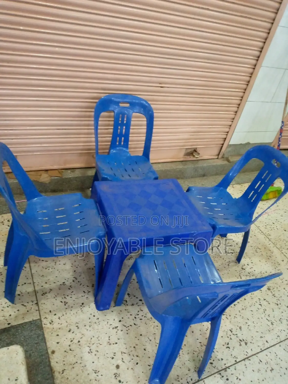 Plastic Table Chairs Set