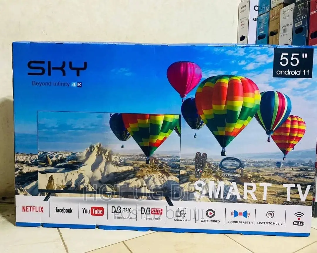 55" Andriod Smart HDR Digital Satellite LED Tv