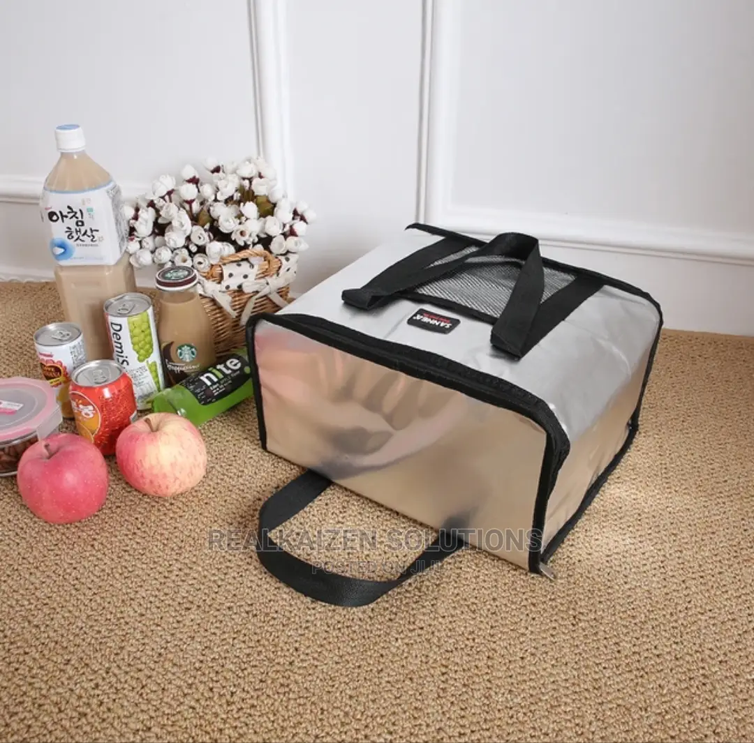 SANNEA Insulated Food Delivery Cooler Bag For Hot And Cold