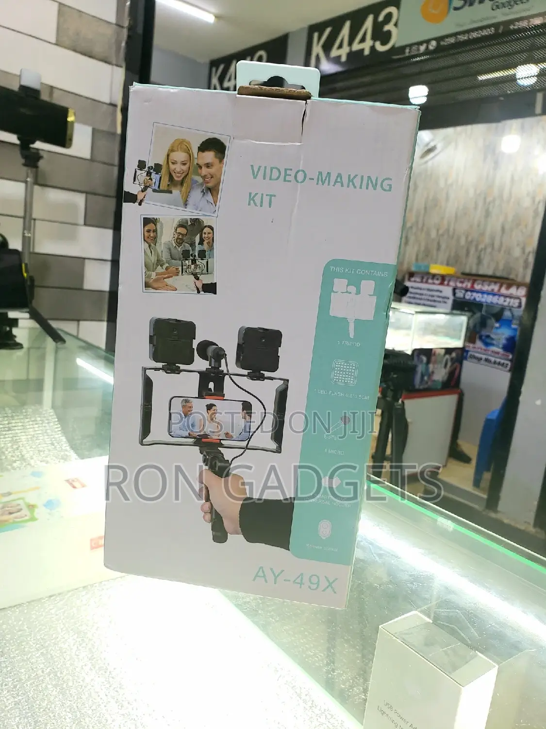 Video Making Kit (Ay49x) With Cage Stabilizer