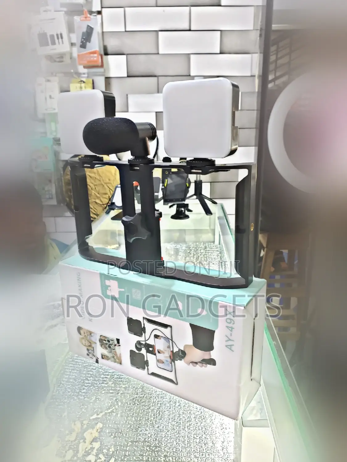 Video Making Kit (Ay49x) With Cage Stabilizer