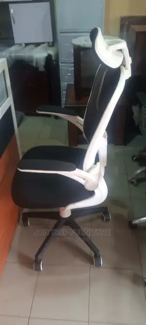 Mesh White Office Chair High Back