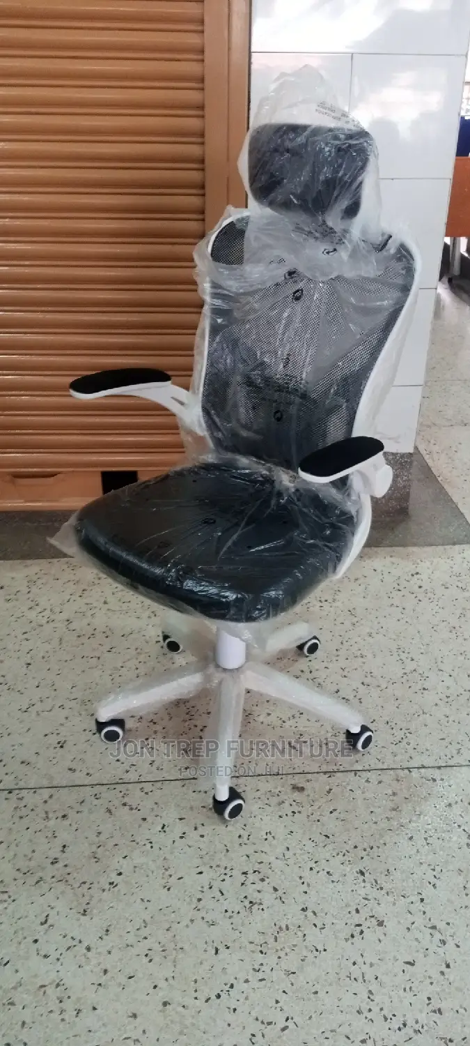 Mesh White Office Chair High Back