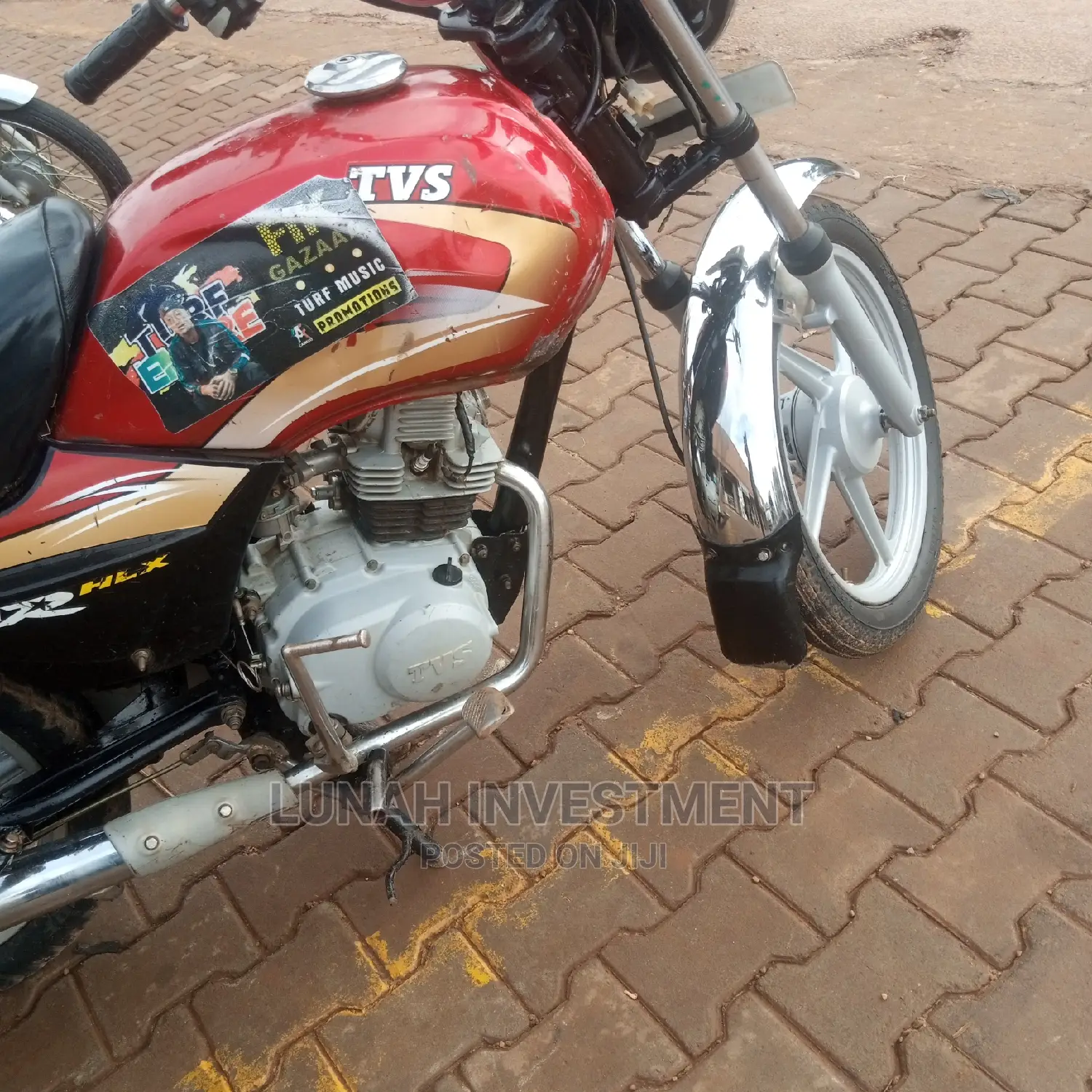 TVS XL 100 2019 Red