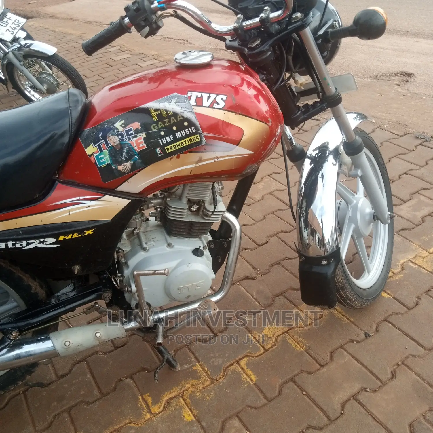 TVS XL 100 2019 Red