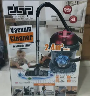 20L Wet and Dry Vacuum Cleaner-Maroon