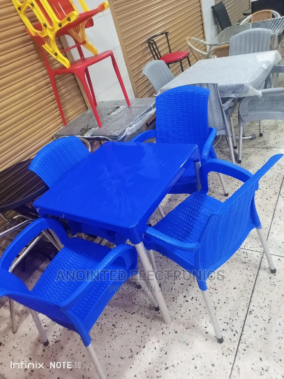A Set of Tables and Chairs