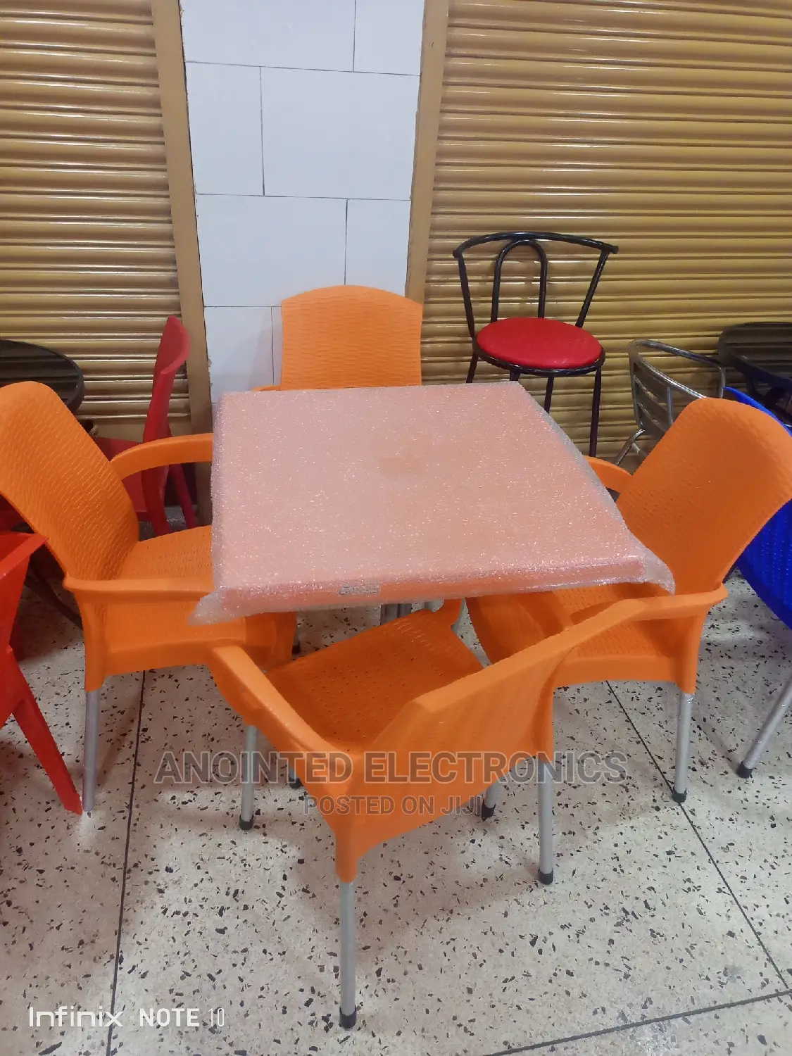 A Set of Chairs and Table