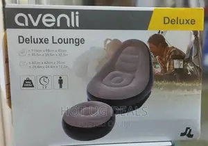 Deluxe Lounge Air Chair With Air Foot Seater Comes With Pump