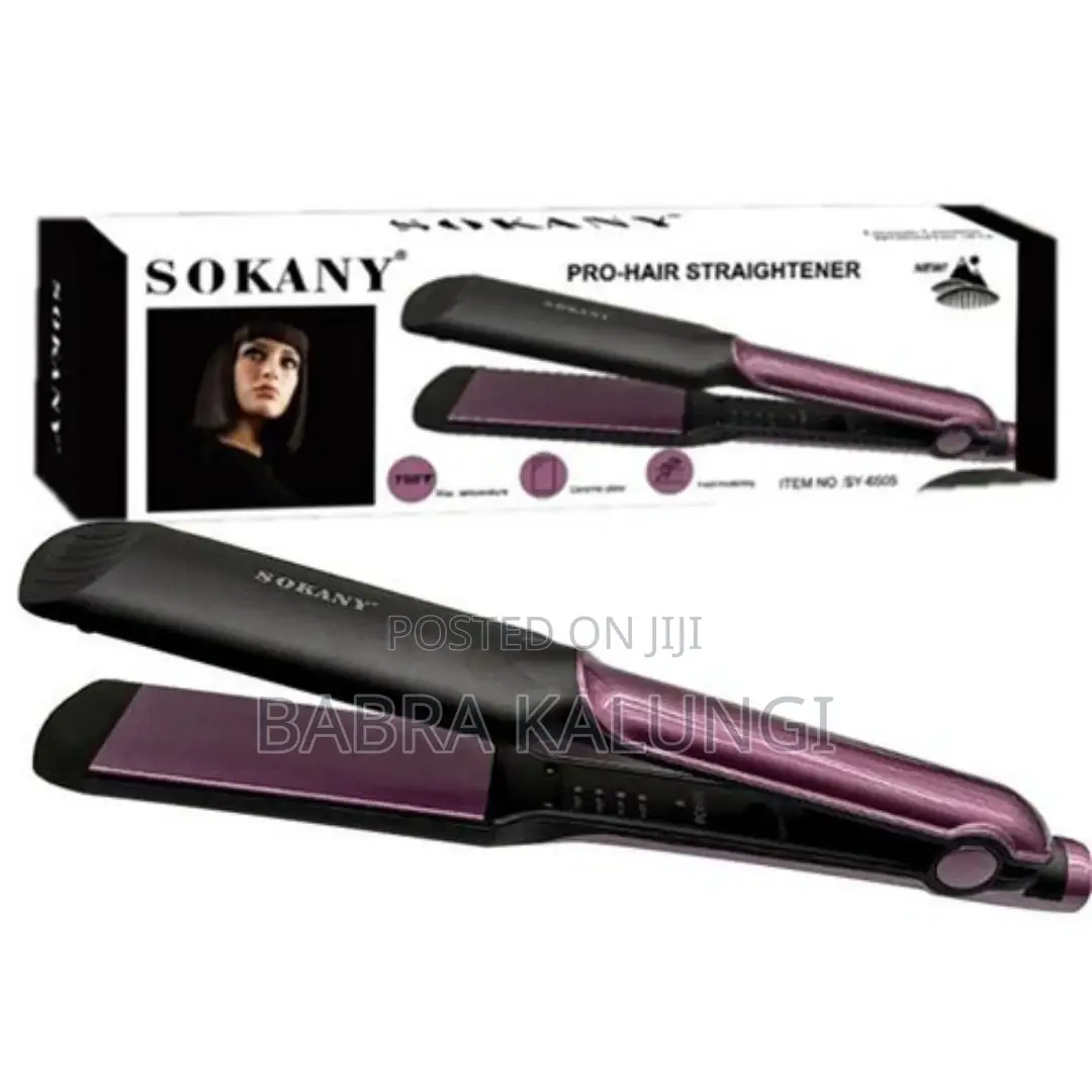 Sokany Hair Straightener_ Black