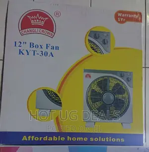 Changli 12inch Box Fan -white
