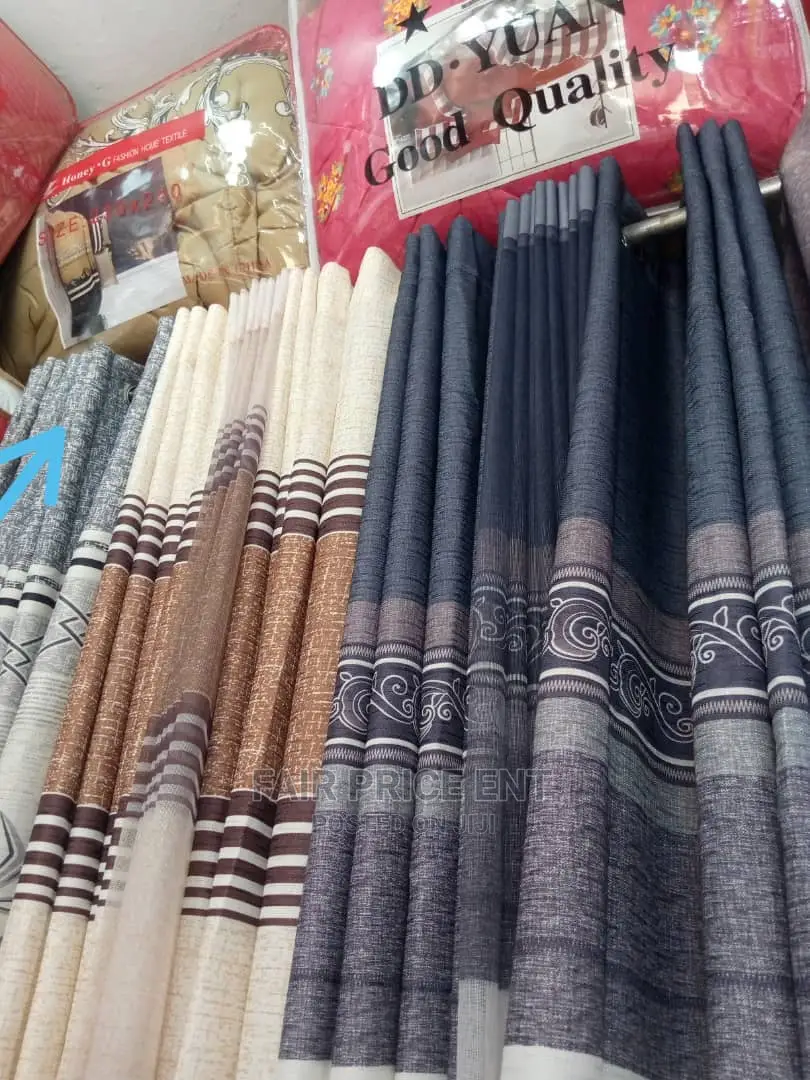 Curtains With Its Net Inside (Dark Blue)