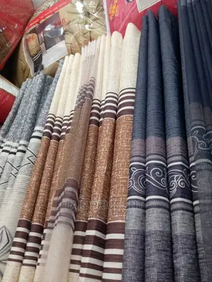 Curtains With Its Net Inside (Dark Blue)