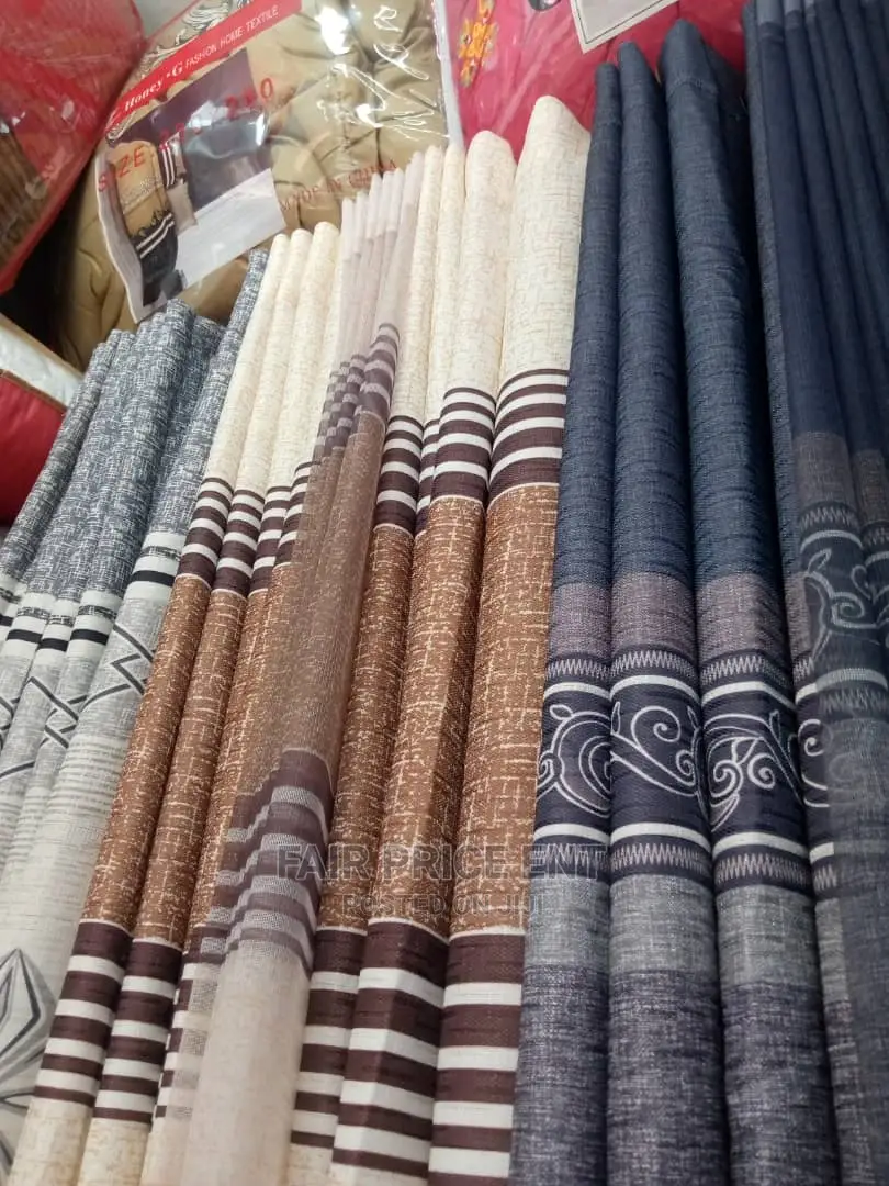 Curtains With Its Net Inside (Dark Blue)
