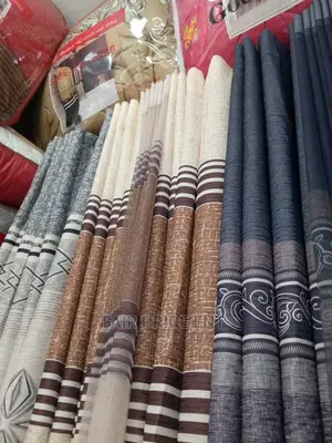 Curtains With Its Net Inside (Dark Blue)