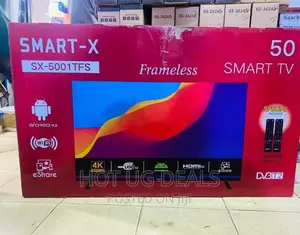 Photo - 50" Andriod Smart Framless UHD LED TV With Built in Wifi