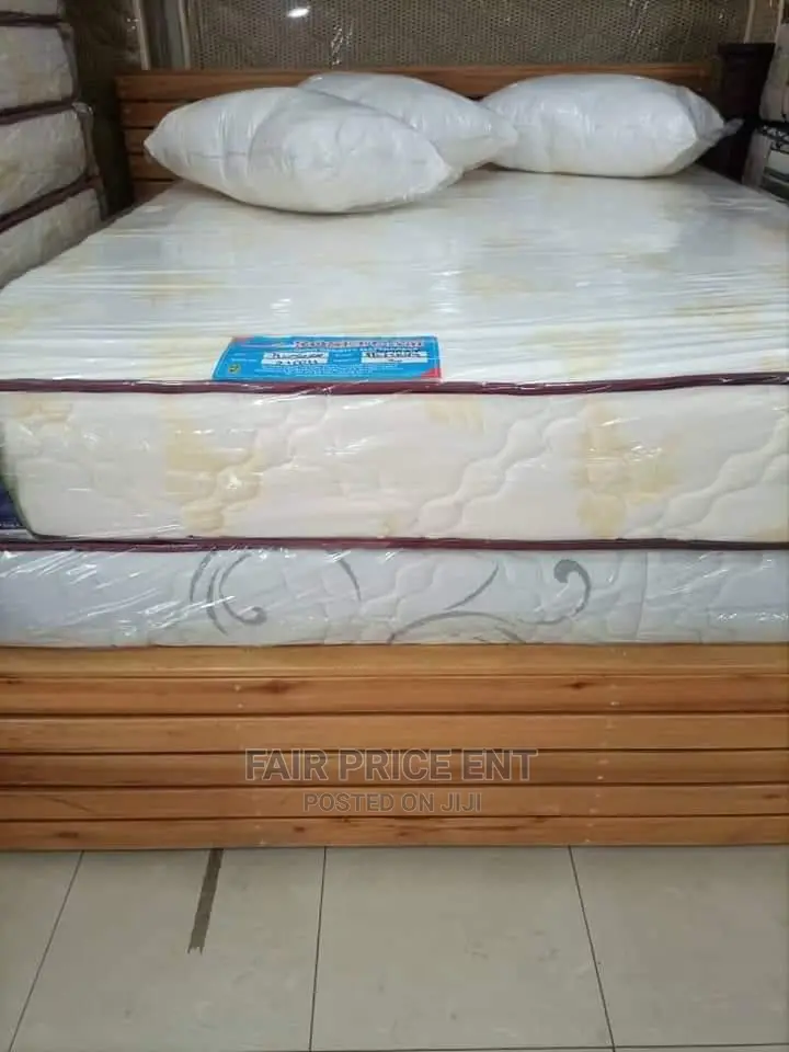 Mattress High Density Smart 6*6 8 Inche( White)