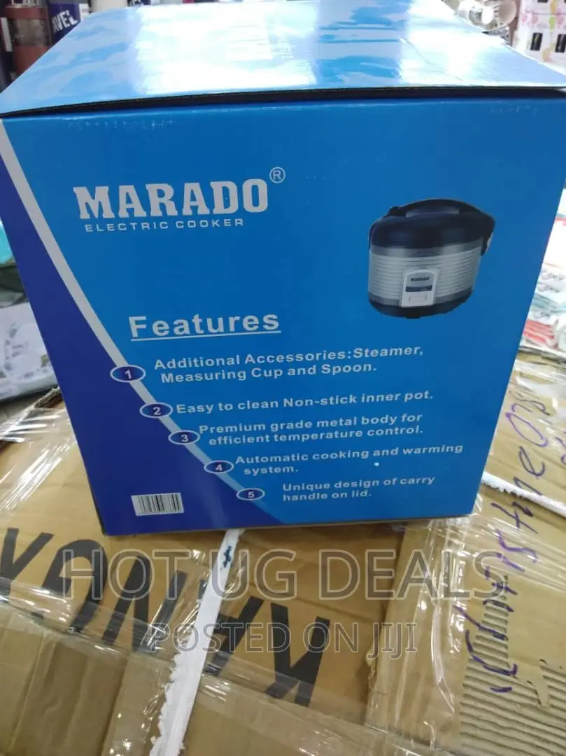 5L Marando Rice Cooker- Black/Grey