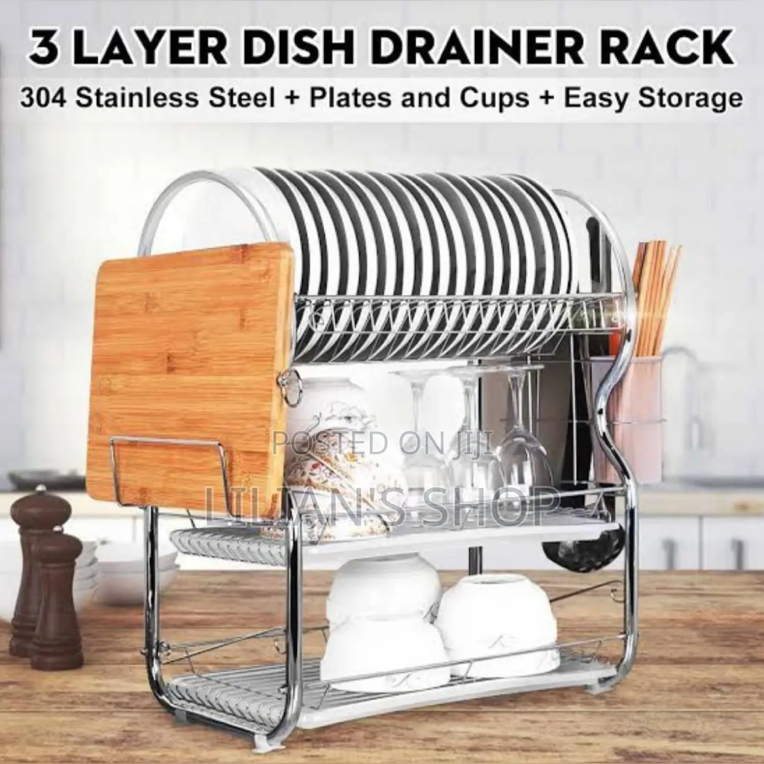 3layer Dish Drainer Rack