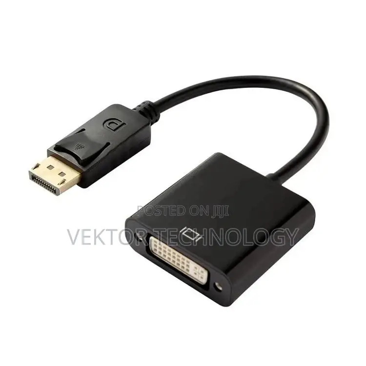 Display PORT to DVI Adapter - Black/White