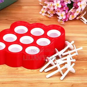 Reusable 9pcs Silicone Ball Pop Mold Yoghurt/Milk/Fruit