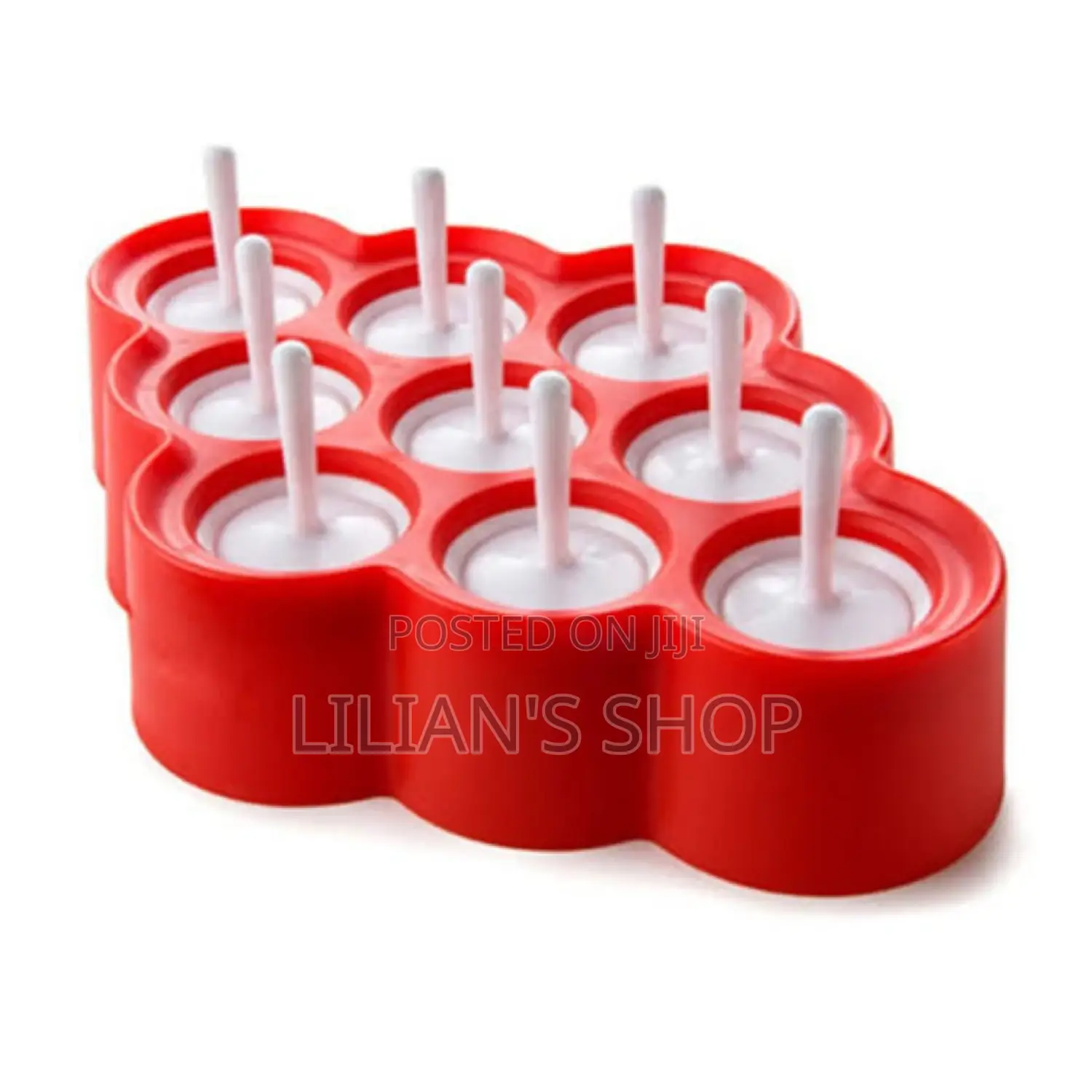 Reusable 9pcs Silicone Ball Pop Mold Yoghurt/Milk/Fruit