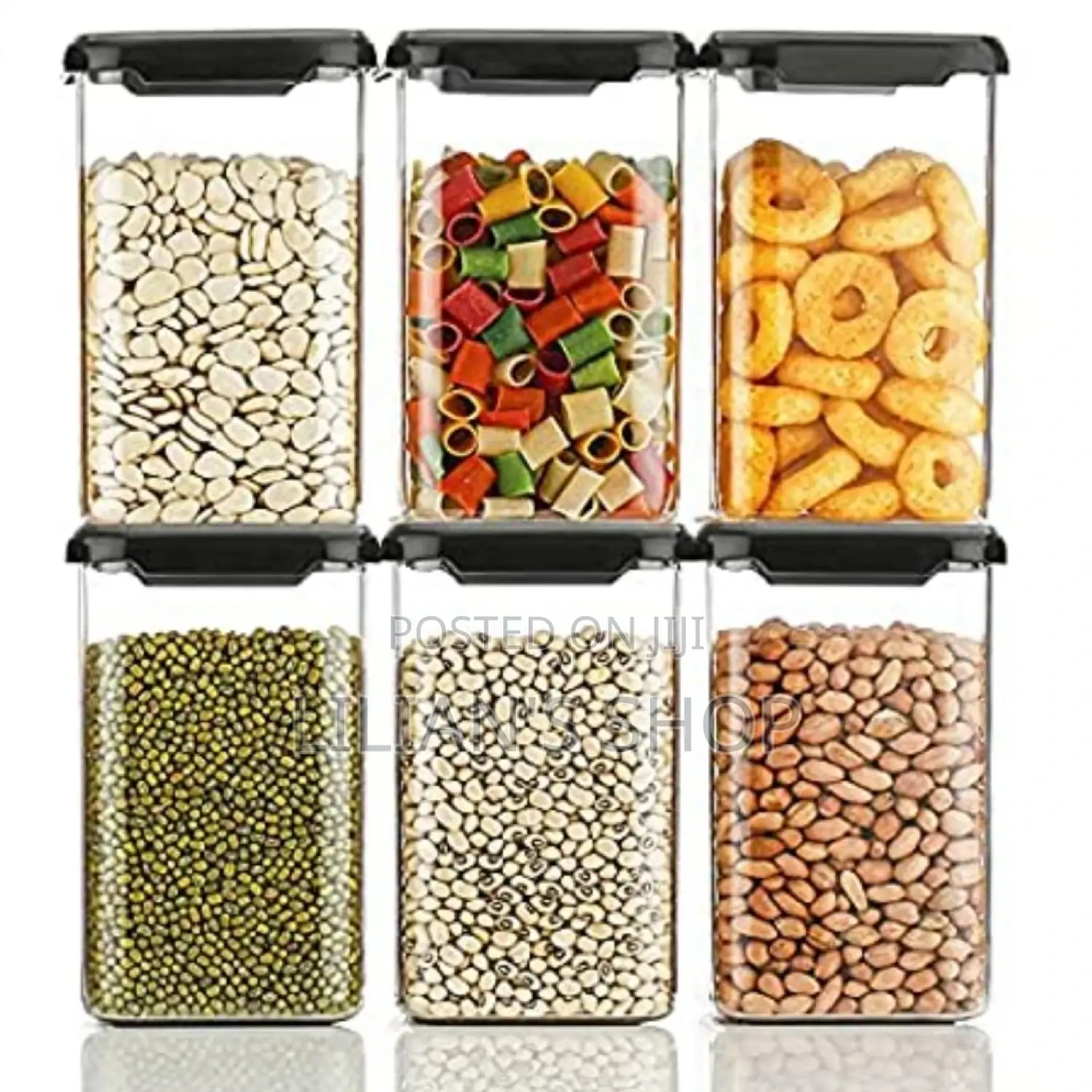 6pcs Air Tight Food Storage Containers
