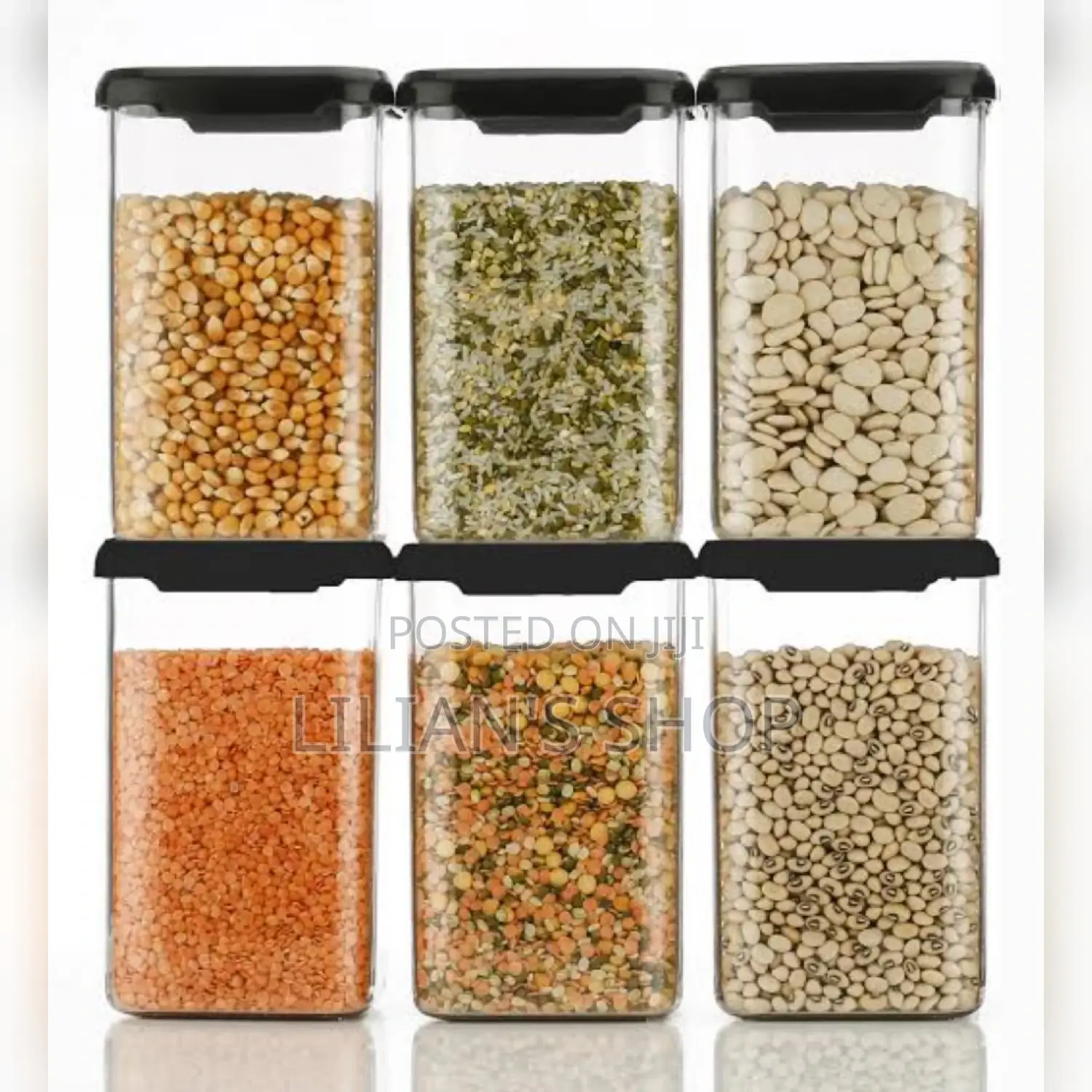 6pcs Air Tight Food Storage Containers