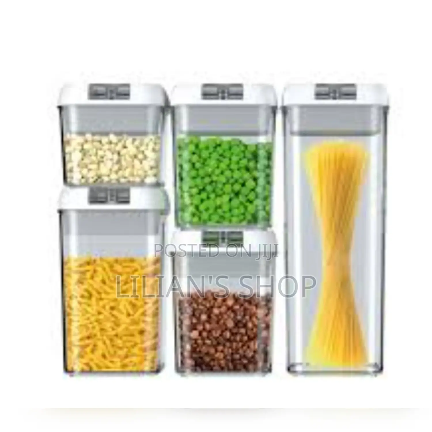 5pcs Air Tight Food Storage Containers
