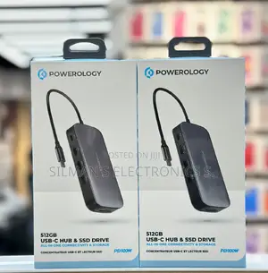 Powerology 512gb USB C Hub and Ssd Drive