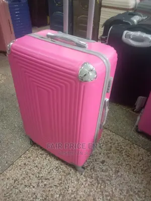 Plastic Suitcase Medium (Pink)