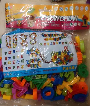 Plastic Numbers / Alphabets Blocks Toys for Kids