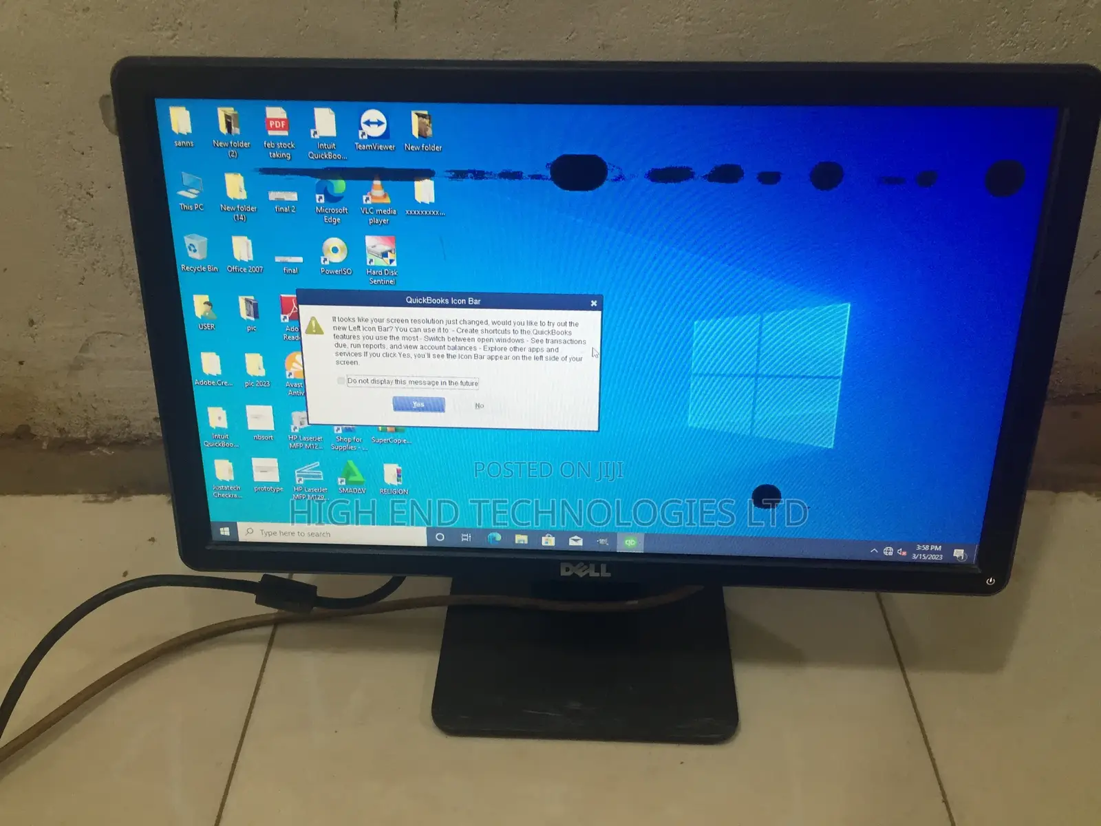 Black Spots Dell Monitor in Central Division - Computer Monitors, Nb ...