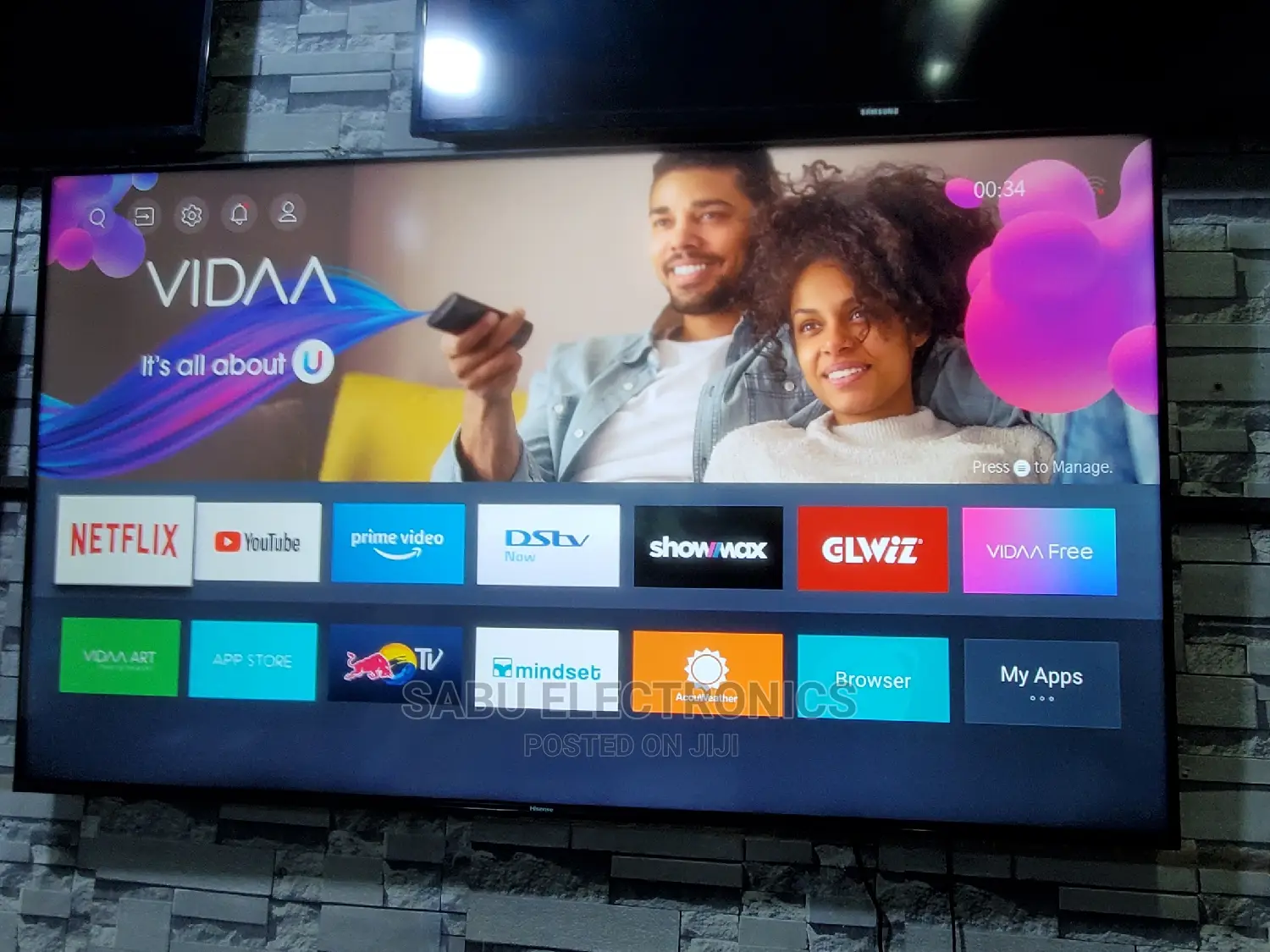 65 Inch Smart TV Bezeless - Shipped From Dubai