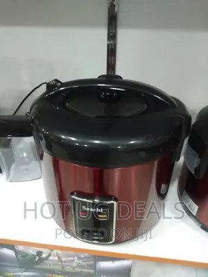 Saachi 1.8l Rice Cooker With Steaming Feature - Red