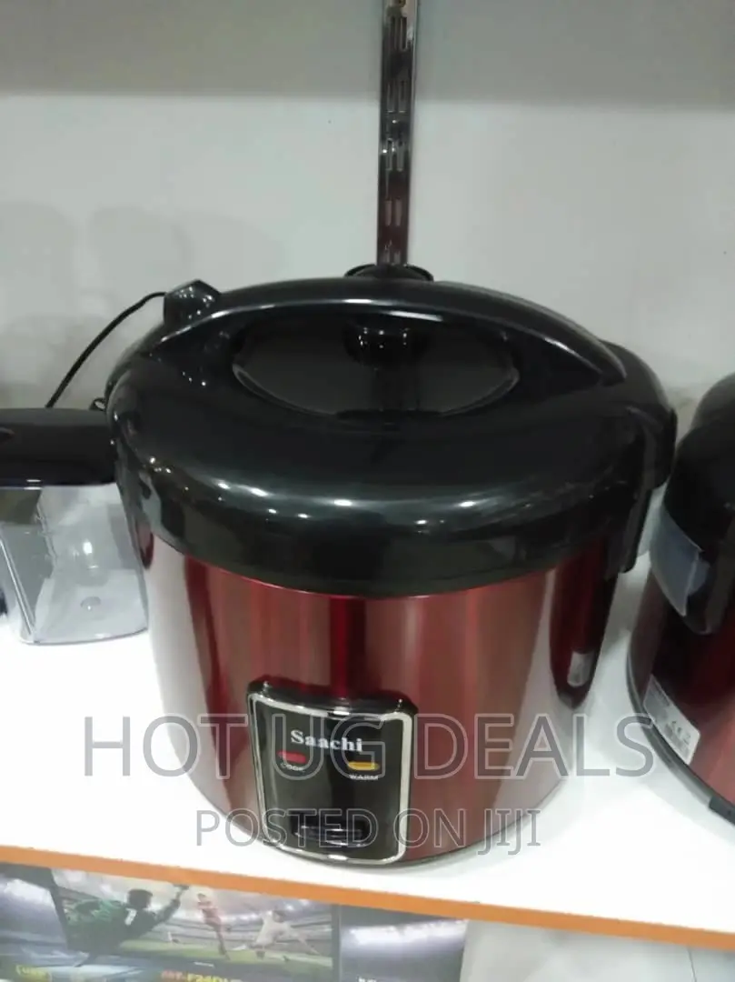 Saachi 1.8l Rice Cooker With Steaming Feature - Red