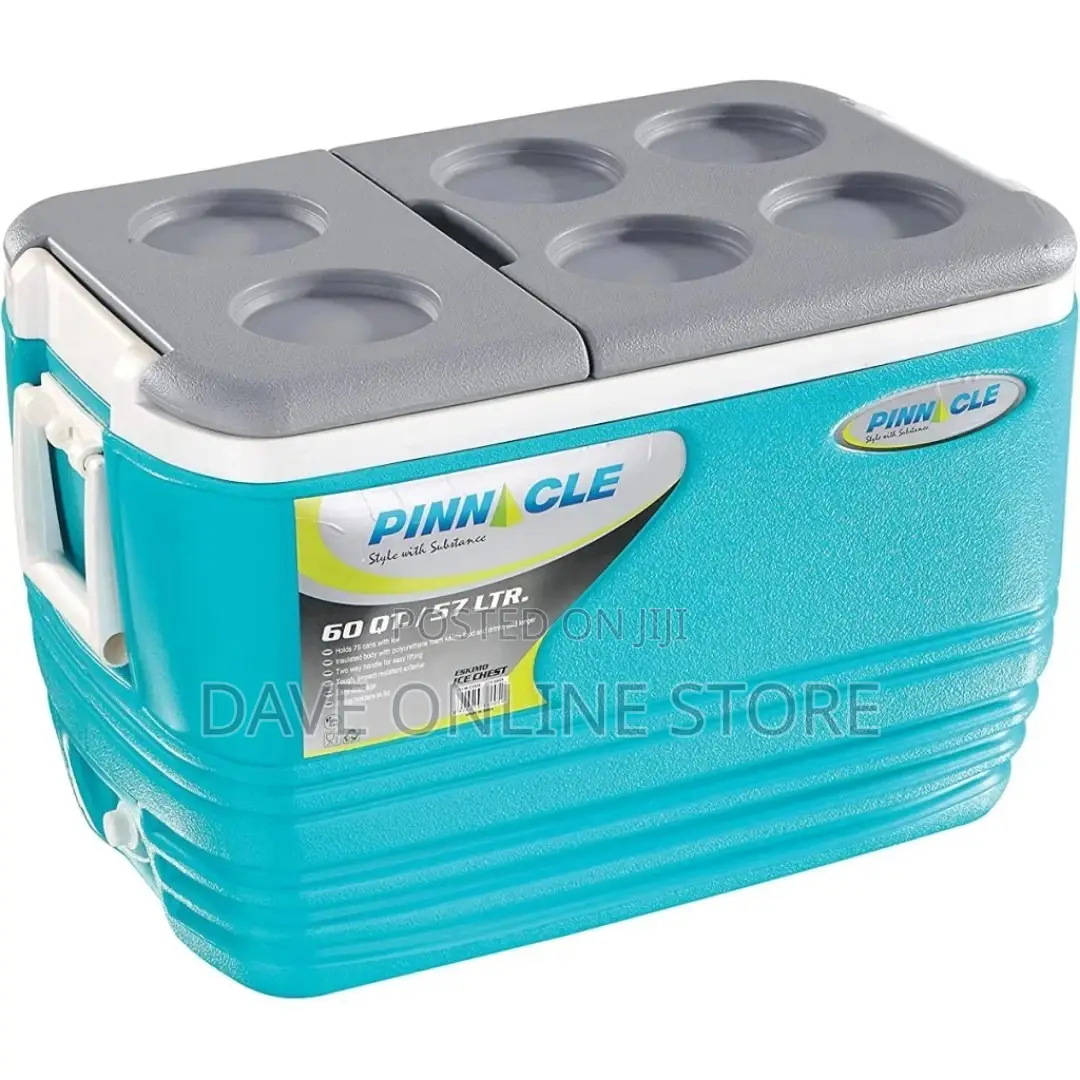 Pinnacle Eskimo 57 Litres Ice Box 57 Litres, Blue)